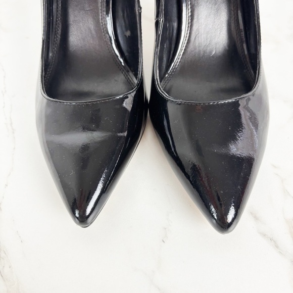 Dune London Wendy Classic Black Point Toe Heels Sz 9 - Picture 8 of 9
